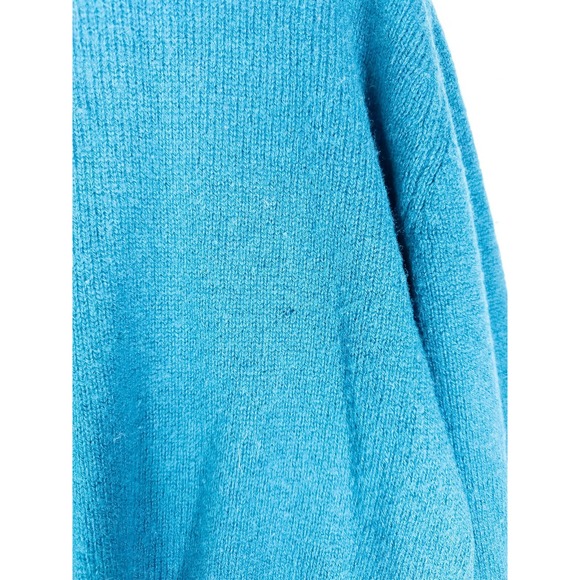 VTG LL Bean Sweater Mens XL Blue Knit Wool Ireland Pullover Fisherman Granpa - Picture 4 of 9